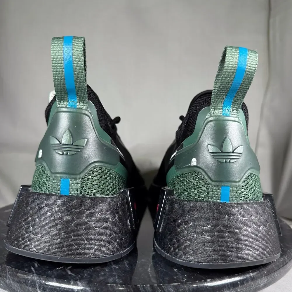 Adidas NMD R1 Star Wars Boba Fett Athletic Sneaker Black/Green Men’s Size 7 US